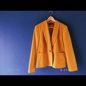 The Marigold Blazer: real pockets for mustard fans